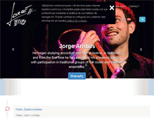 Tablet Screenshot of jorgearribas.com